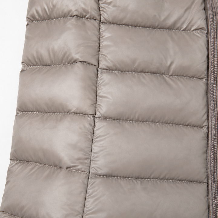Veluna – Long Quilted Puffer Coat