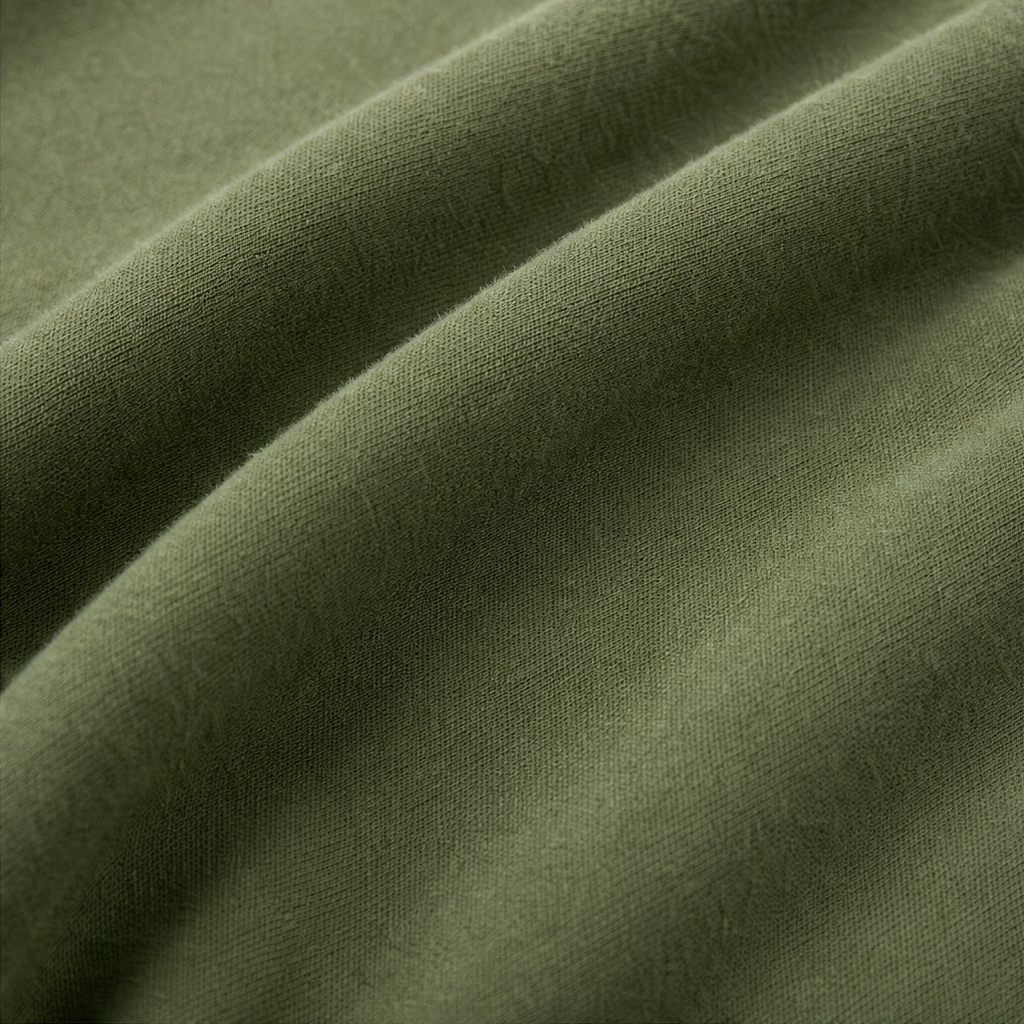 Lunecasa – Raw-Edge Split-Cuff Oversized Pullover