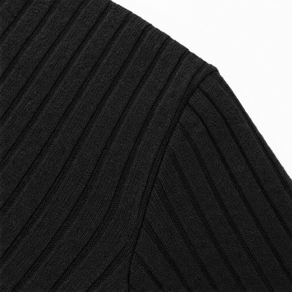 Ribbella – Ribbed-Knit Top And Straight-Leg Pants Set
