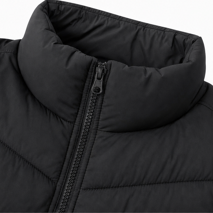 Layerly – Stand Collar Quilted Puffer Vest