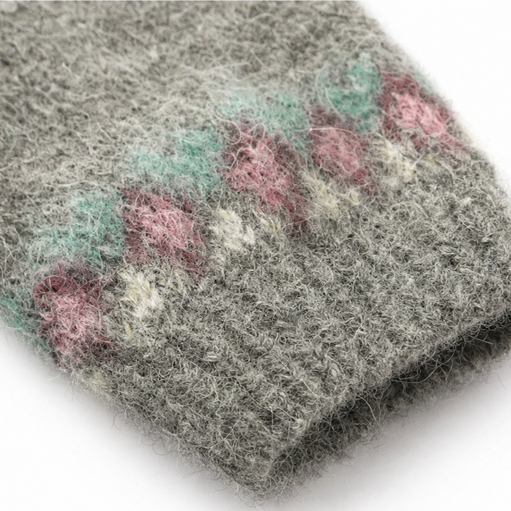 Mayfair Isle – Fair Isle Yoke Crew Neck Pullover Sweater