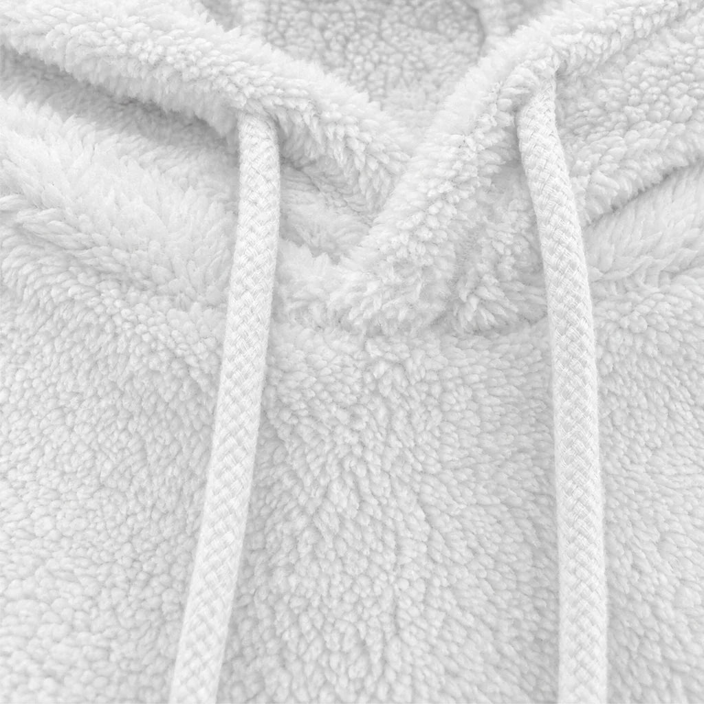 HearthHaven – Plush Hooded Maxi Lounge Dress