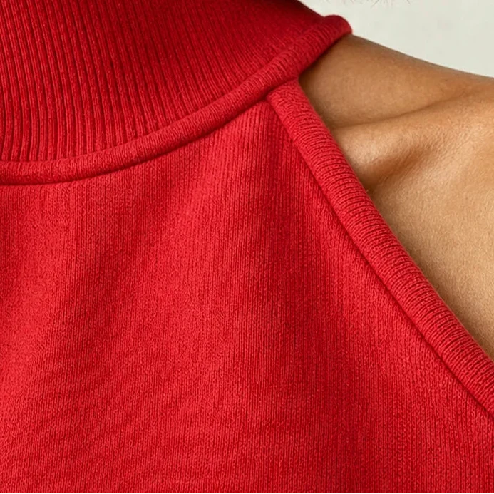 Bowelle – Oversized Bow Red Sweater