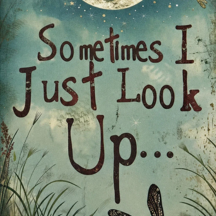 Moonhaven – Celestial Quote Metal Garden Sign
