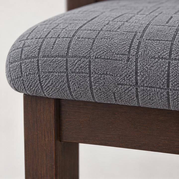 Snugseat – Tieless Stretch Jacquard Dining Chair Cover