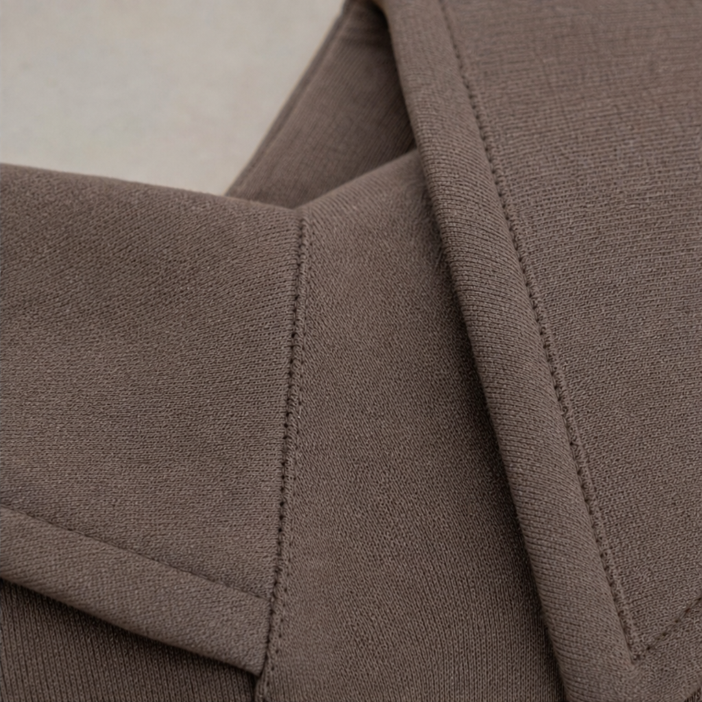 Militaire – Double-Breasted Button Long-Sleeve Top
