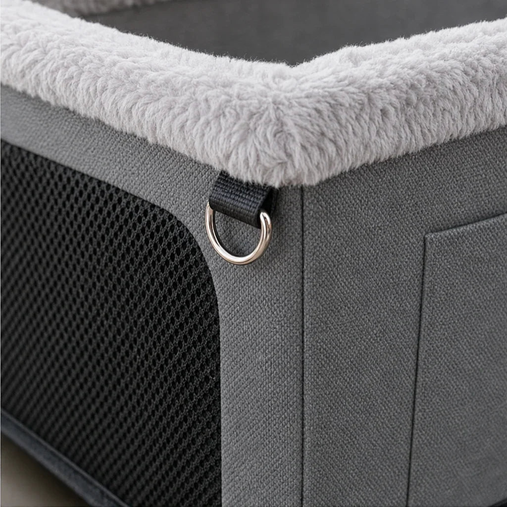 Pawstead – Plush-Lined Dog Car Booster Seat