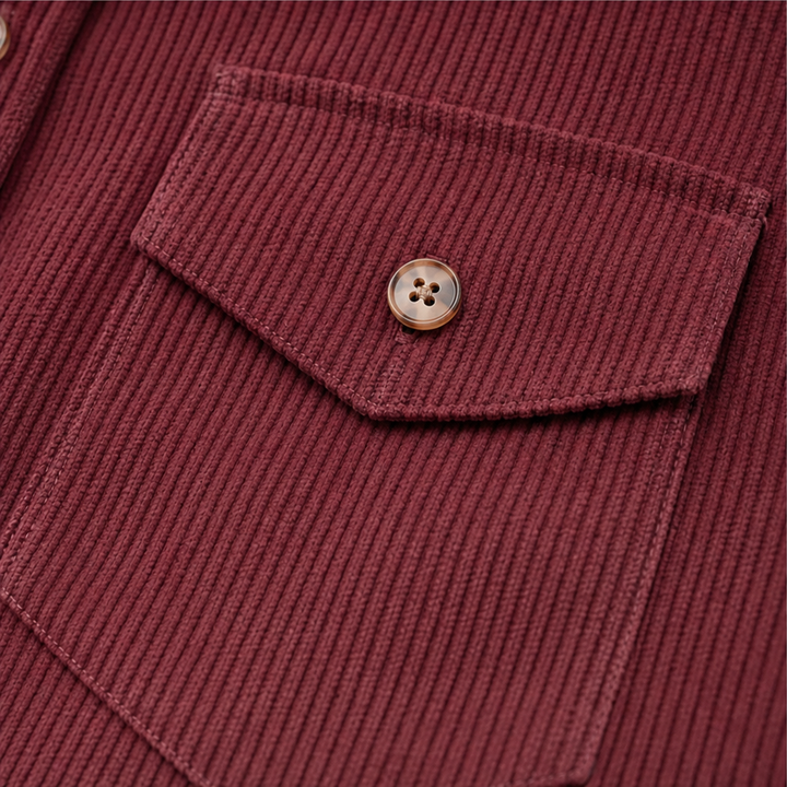 Wearlyn – Ribbed Button-Front Shirt Dress