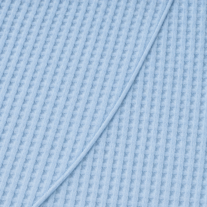 Draperly – Waffle-Knit-Look Asymmetric Hem Top
