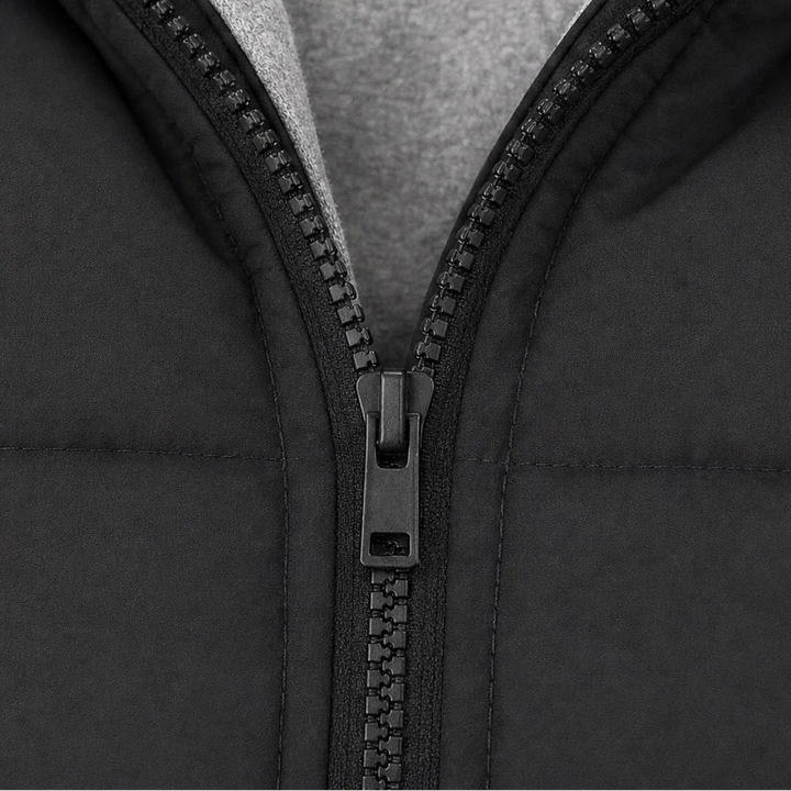 Vellora – Long Quilted Hooded Winter Coat