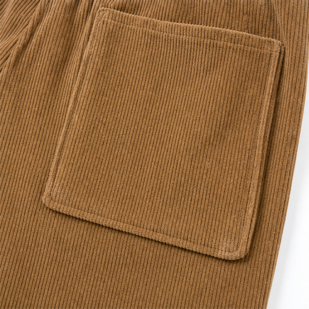 Cordella – Ribbed Corduroy Wide-Leg Pants