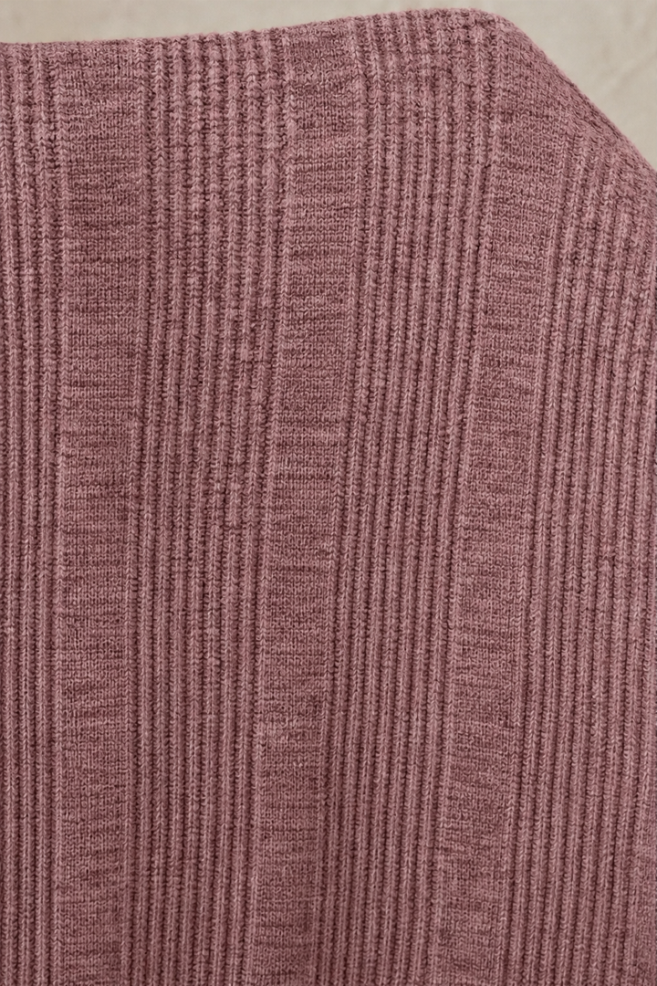 Wearbella – Batwing Sleeve Open-Front Knit Cardigan