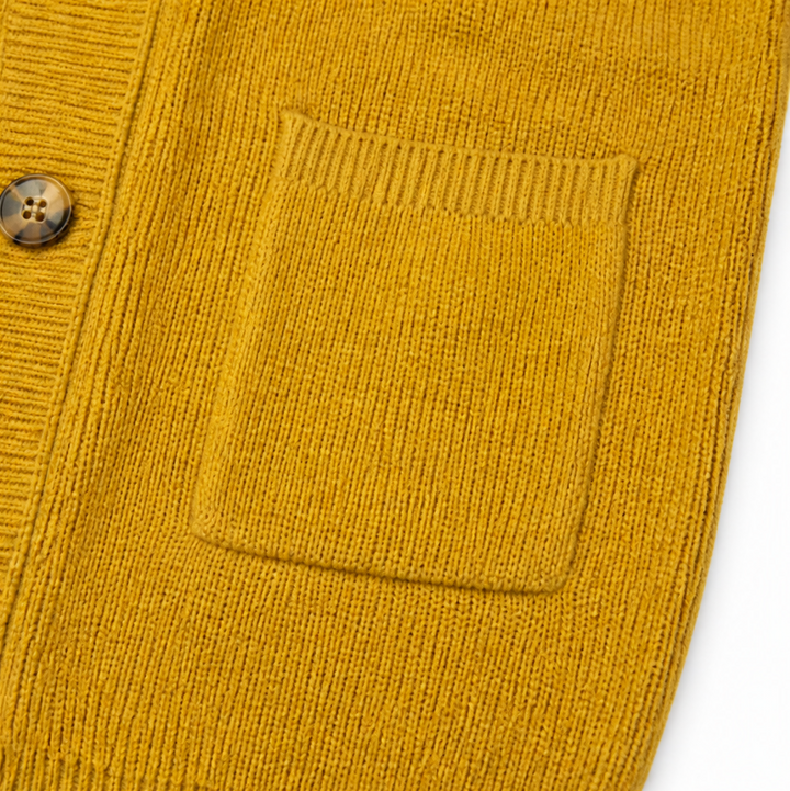 Coziva – Hooded Button-Front Knit Cardigan