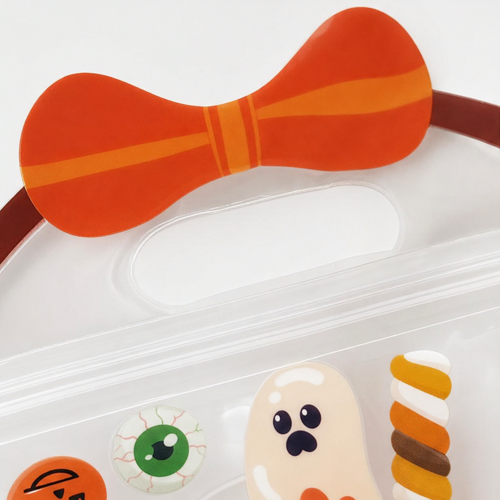 Glowkin – Transparent Zippered Pumpkin Favor Bags (30-pack)