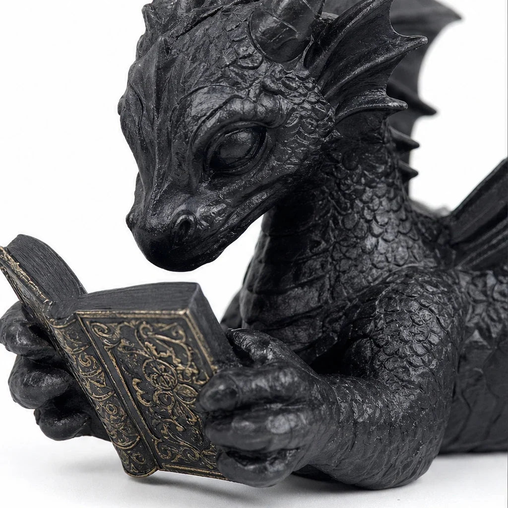 Storyglow – Reading Dragon Shelf Ornament With Hanging Lantern