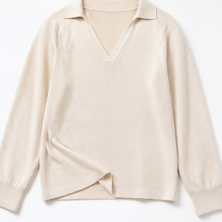 Marlowe – Polo Collar Wide-Leg Lounge Set