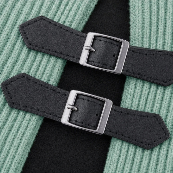 Layerelle – Color-Block Faux-Layered Knit Dress