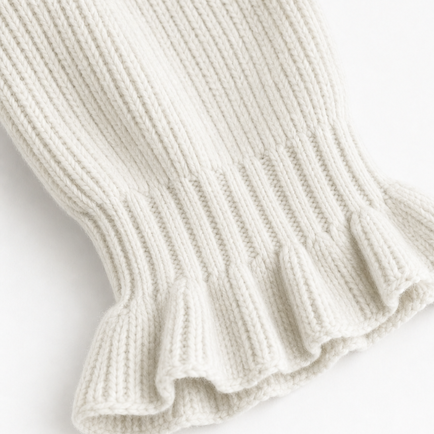 Vessa – Ribbed V-Neck Knit Pullover Sweater