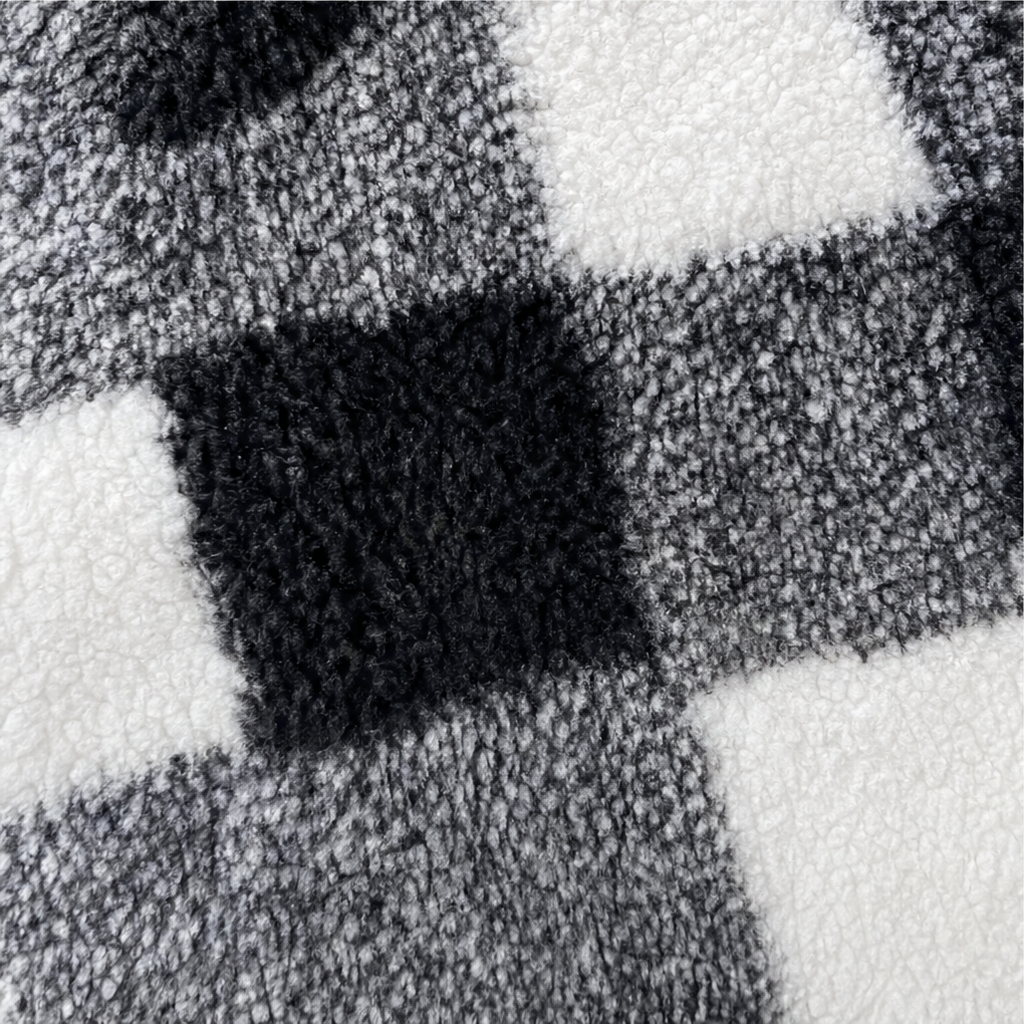 Checkhaven – Buffalo Check Hooded Zip Jacket