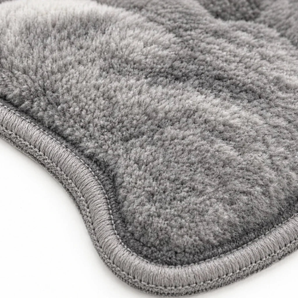 Dozy Paws – Cat-Shaped Printed Area Rug