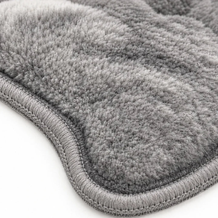 Dozy Paws – Cat-Shaped Printed Area Rug