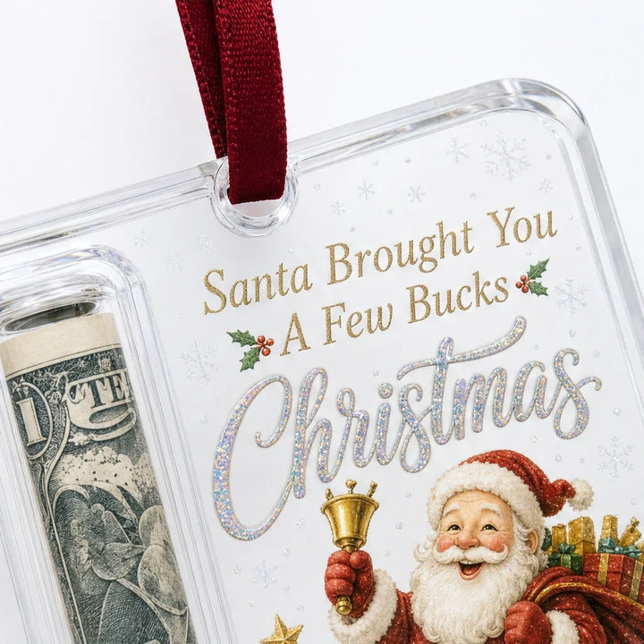 MerryNest – Clear Compartment Christmas Money Ornament
