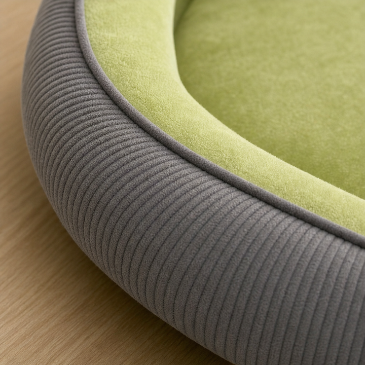 Denhaven – Two-Sided Bolster Dog Bed With Raised Edge