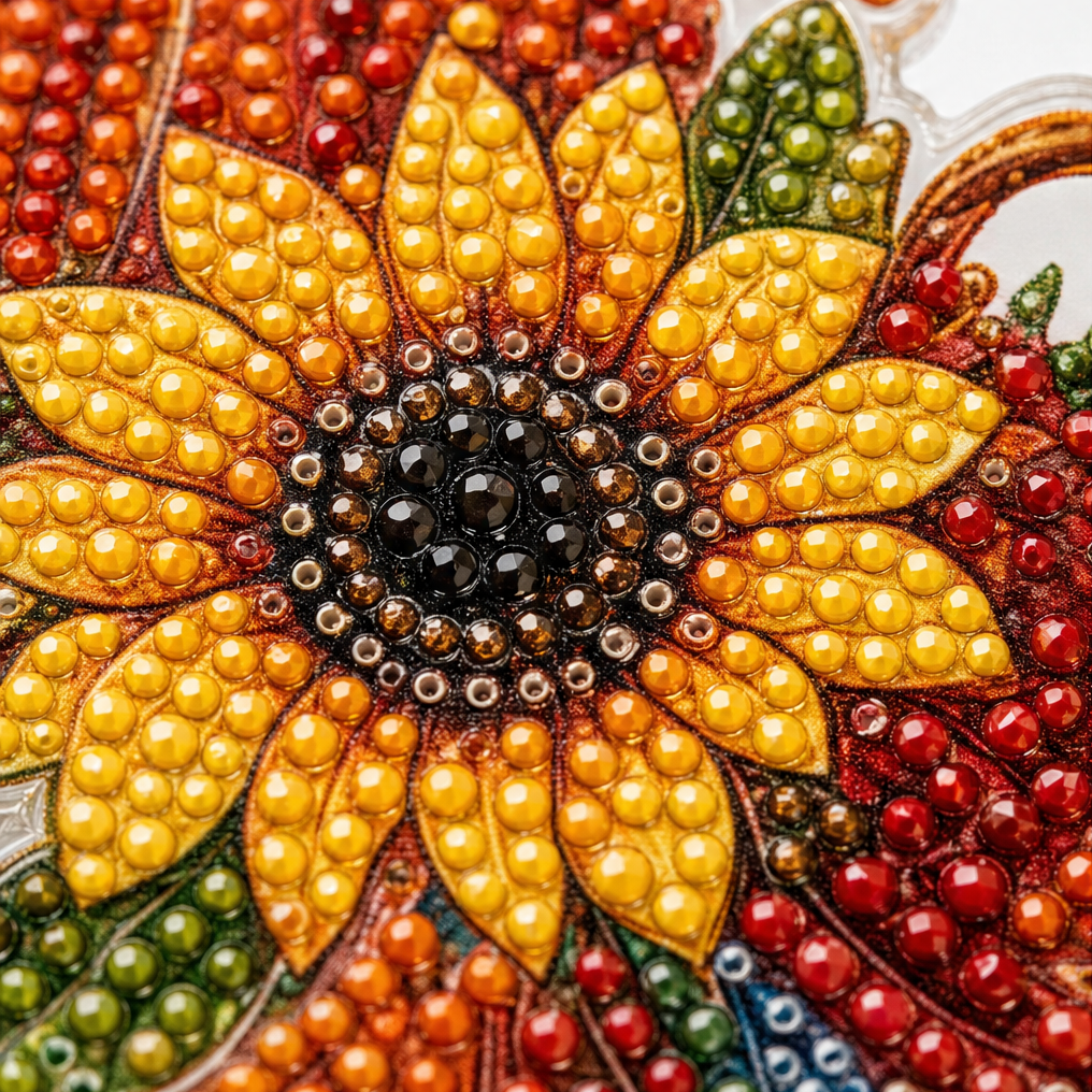 Glimmerwreath – Pumpkin & Floral Diamond Painting Wreath Kit