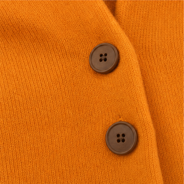 Teri – Button-Front Hooded Cardigan