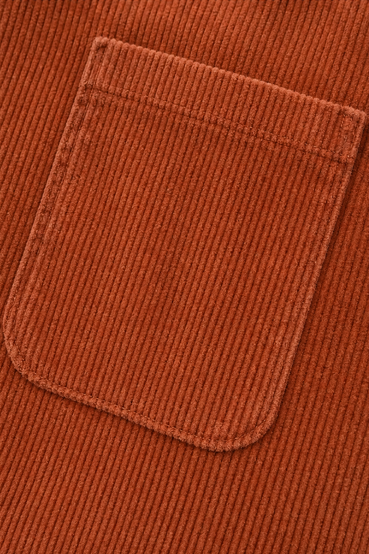 Wearbella – Fine Corduroy-Look Structured-Shoulder Jacket