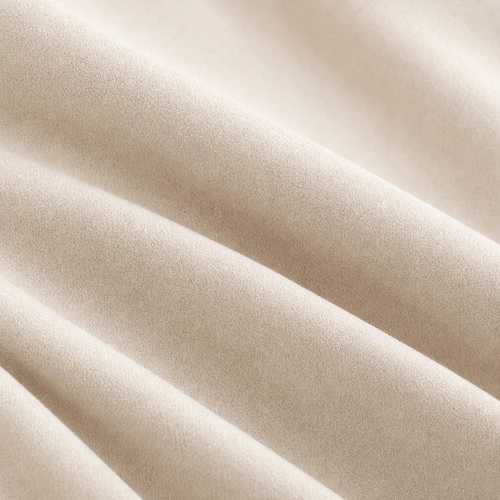 Veloura – Draped-Collar Waist-Tapered Pencil Dress