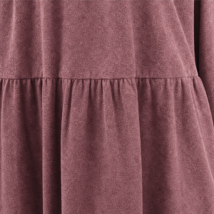 Velora – Long-Sleeve Tiered Dress