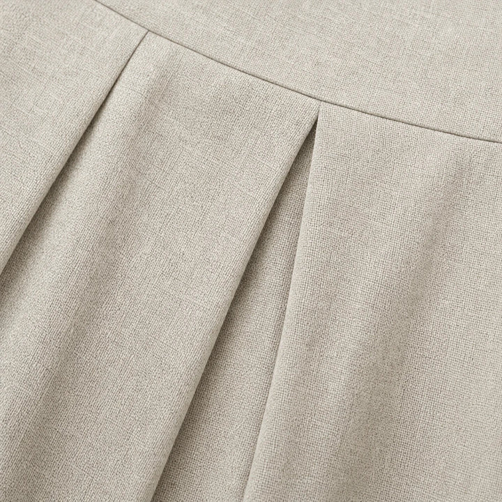 Wearbella – Pleated High-Waist Wide-Leg Pants Set