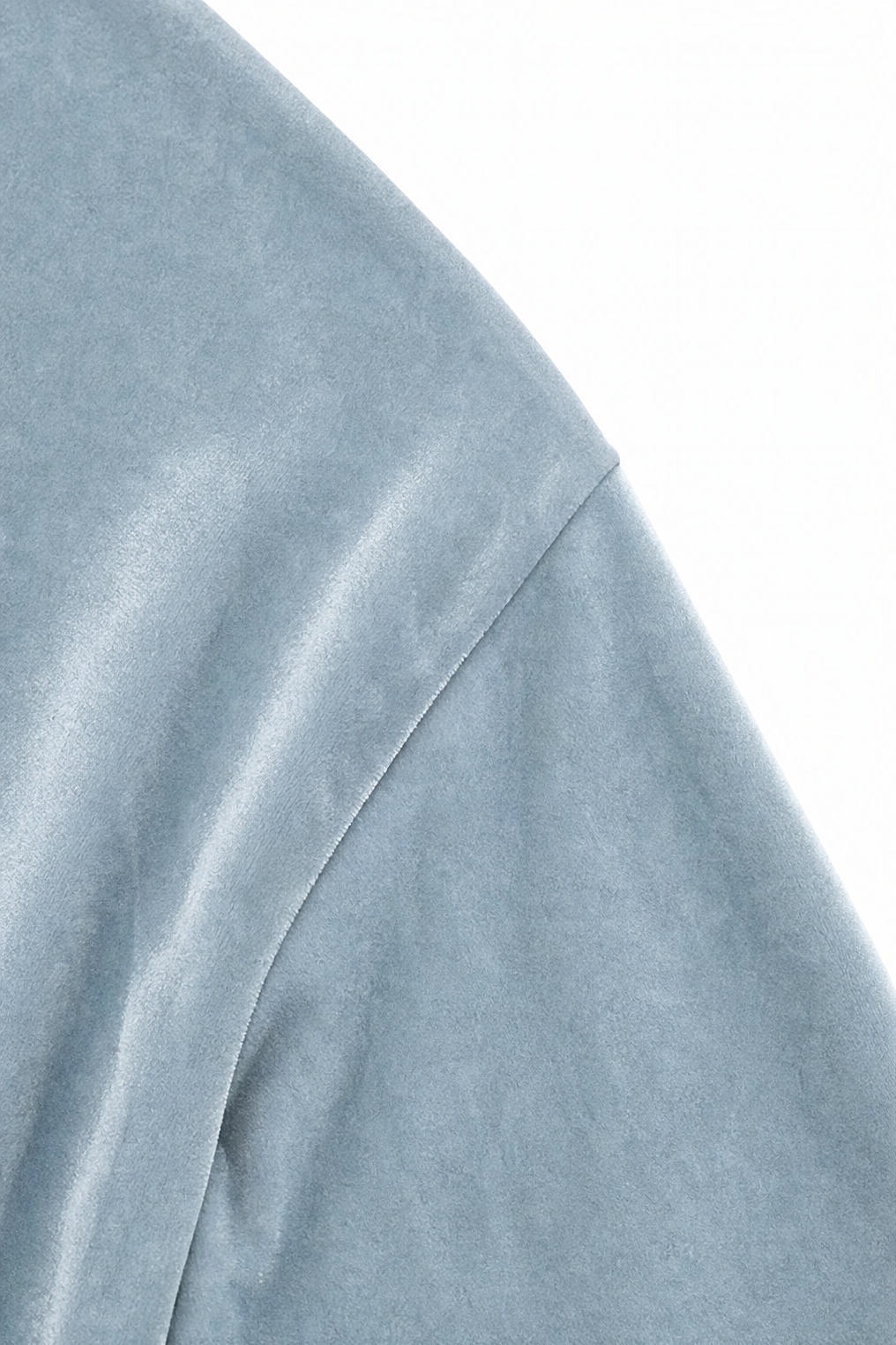Tievelle – Velvet Tie-Neck Relaxed Blouse
