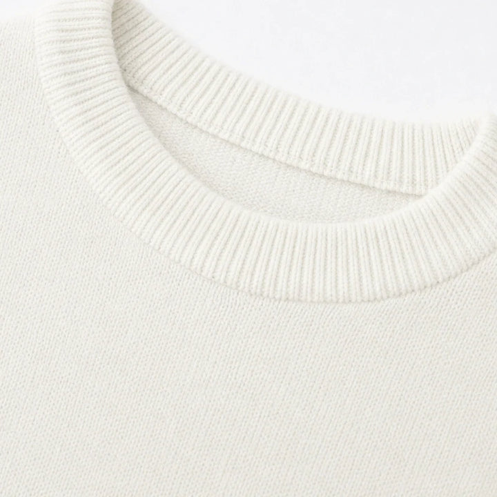 Wearbella – Scallop-Hem Sweater And Pleated Skirt Set