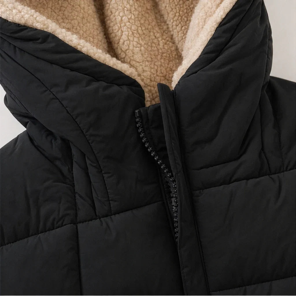 Reversa – Long Quilted Reversible Puffer Coat
