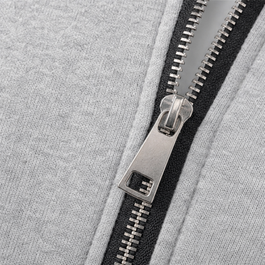 Everlyne – Alphabet Patchwork Zip-Up Hooded Jacket