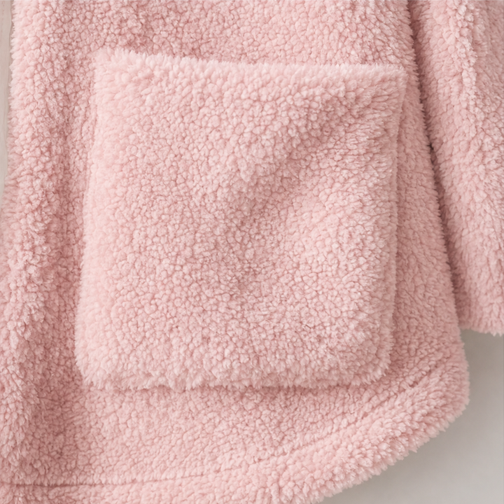 Cozyvale – Button-Front Hooded Winter Jacket