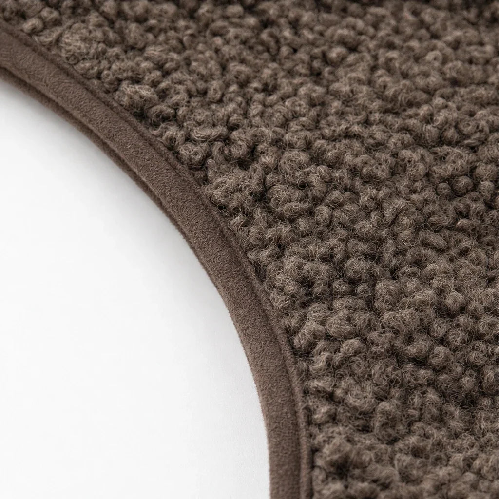 Autumna – Fleece-Look Button-Front Pocket Vest