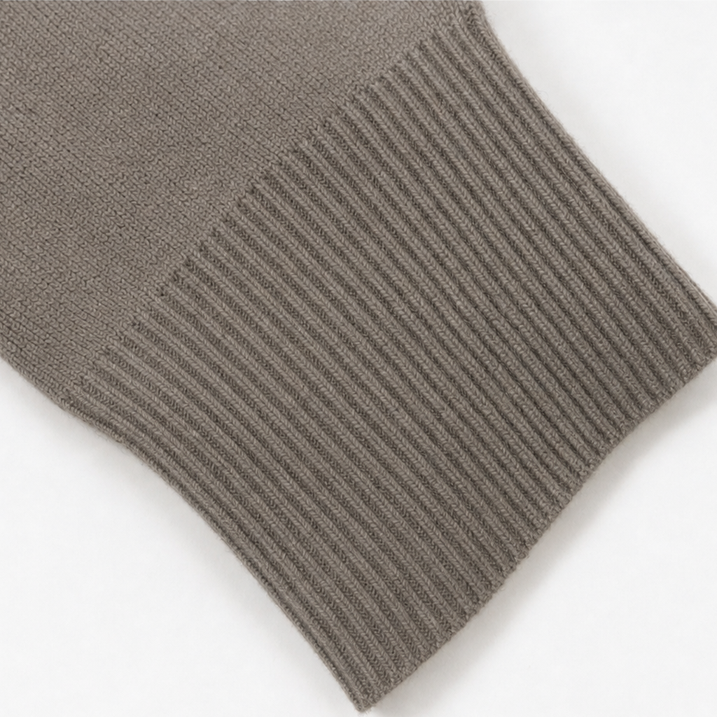 Buckle & Rib – Gold Buckle Ribbed Knit Top