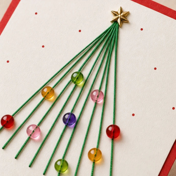 MerryStitch – Beaded Hand-Stitched Christmas Card Kit