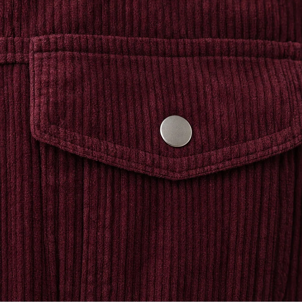 Cordelia – Sherpa-Like Lined Corduroy-Look Jacket