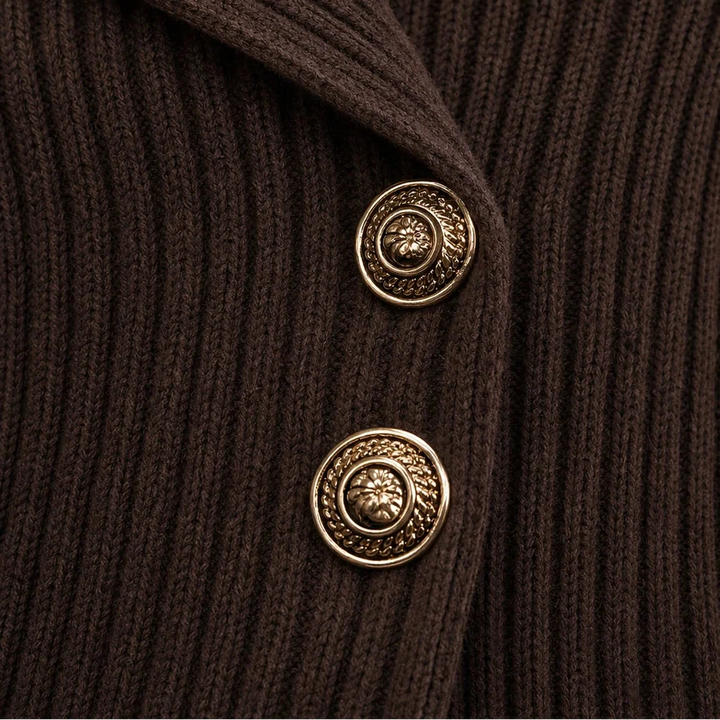 Ribella – Ribbed Knit Blazer Jacket