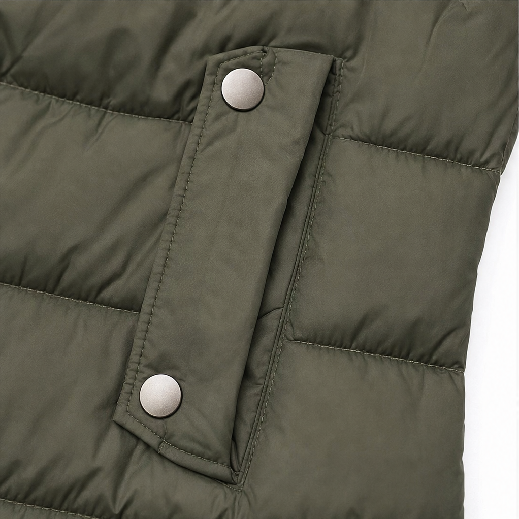Wearbella – Longline Zip-Up Puffer Vest