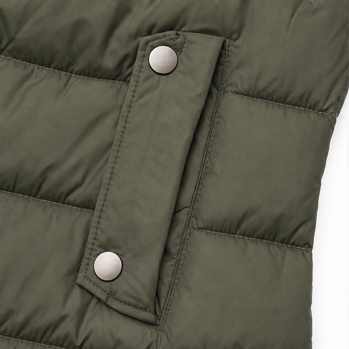 Wearbella – Longline Zip-Up Puffer Vest