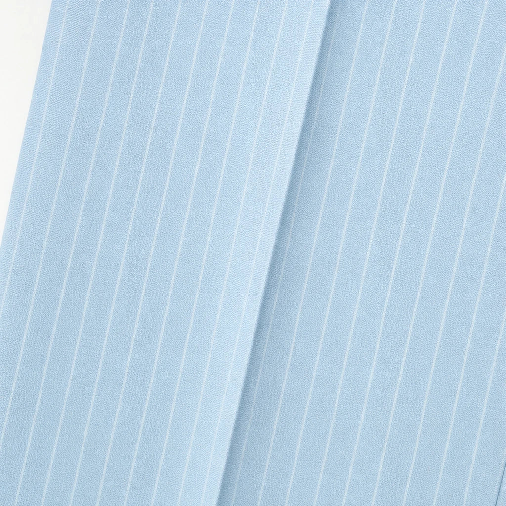 Wearbella – High-Waisted Pinstripe Wide-Leg Trousers