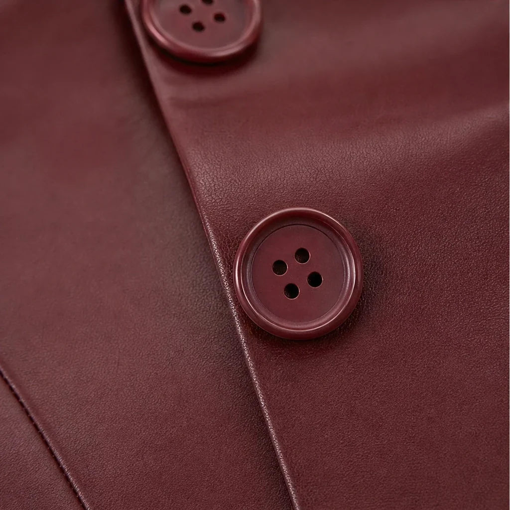 Silhouette – Slim-Fit Faux Leather Jacket