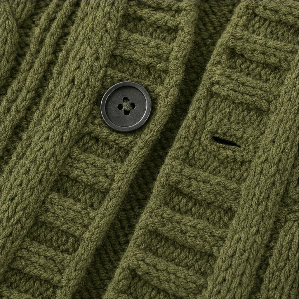 Cablehaven – Oversized Cable-Knit Long Cardigan