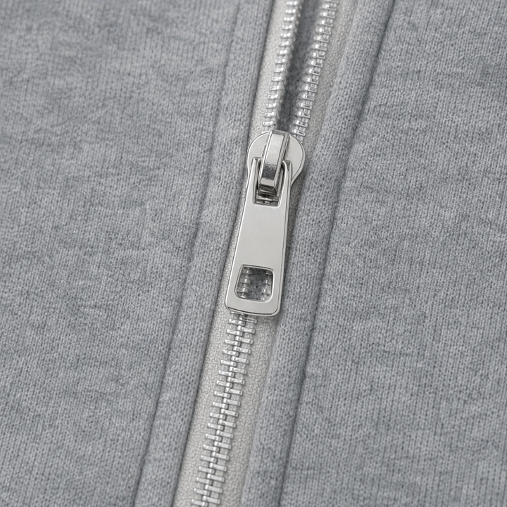 Wearbella – Cable-Knit Longline Zip-Up Hoodie