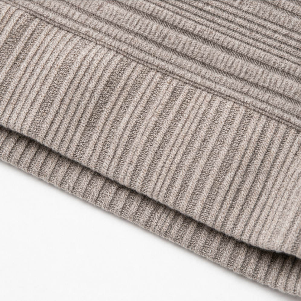 Mayfield – Striped Boat-Neck Long-Sleeve Knit Top